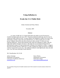 Using Inflation to  Erode the U.S. Public Debt