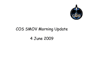COS SMOV Morning Update 4 June 2009