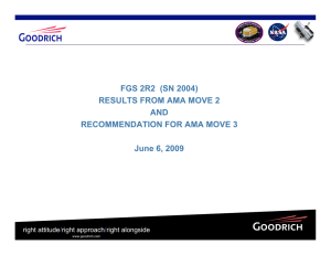 FGS 2R2  (SN 2004) RESULTS FROM AMA MOVE 2 AND