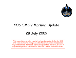 COS SMOV Morning Update 28 July 2009
