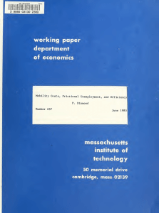 working department paper economics