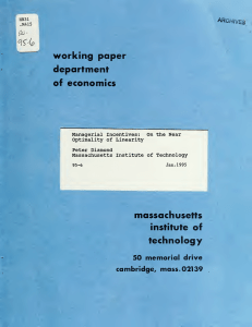 working paper department economics technology