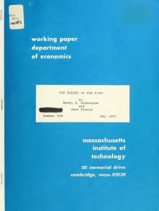 working paper department economics technology