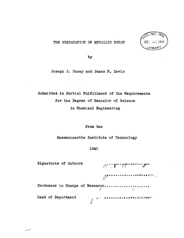 a thesis submitted in partial fulfillment of the requirements for the degree of