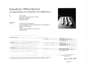 Suburban  Office Space: an  exploration of continuity and difference 50