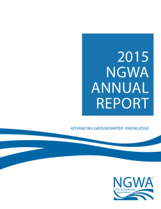2015 NGWA ANNUAL REPORT