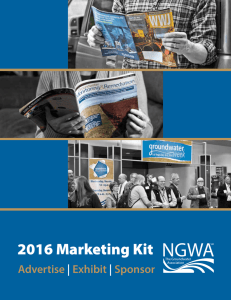 NGWA 2016 Marketing Kit Advertise Exhibit