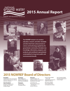 2015 Annual Report Section Title Sub–Section Title