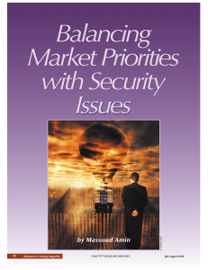 Balancing Market Priorities with Security Issues