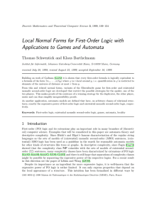 Local Normal Forms for First-Order Logic with