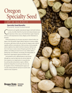 C Oregon Specialty Seed
