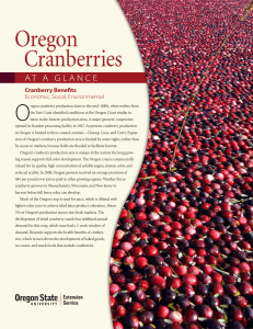 Oregon Cranberries O A T   A   G L A...