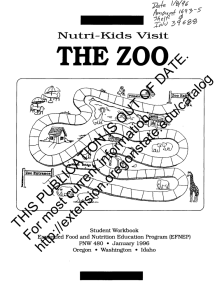 THE ZOO ^t DATE. OF