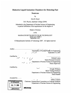 Dielectric  Liquid Ionization  Chambers for Detecting  Fast Neutrons