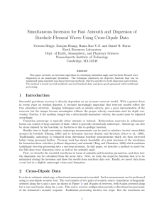 Simultaneous Inversion for Fast Azimuth and Dispersion of