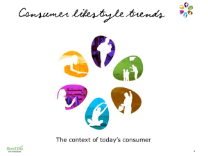 The context of today’s consumer 1