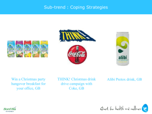 Sub-trend : Coping Strategies
