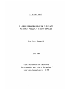 FTL  REPORT  R80-1 1980 Flight  Transportation  Laboratory