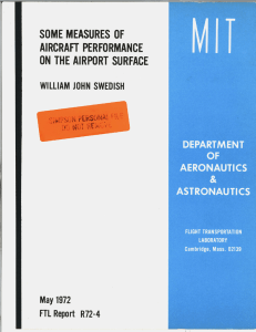 SOME  MEASURES ON AIRCRAFT  PERFORMANCE 1972