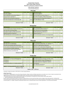 Bachelor of Business Administration Information Systems