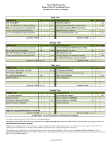 Bachelor of Arts in Economics