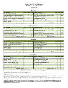 Bachelor of Arts in Economics NEW 2014