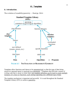 VI.  Templates