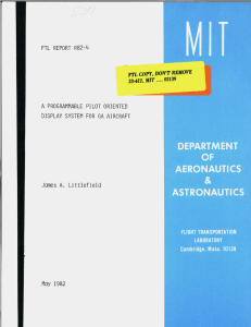 1982 A. Littlefield FTL  REPORT  R82-4