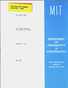 FTL  COPY,  DONT  R EMOVE Cell Fleet  Planning: