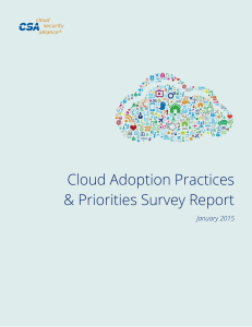 Cloud Adoption Practices &amp; Priorities Survey Report January 2015