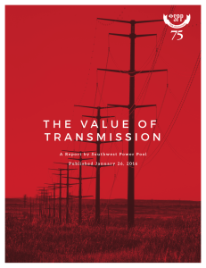1 THE VALUE OF TRANSMISSION