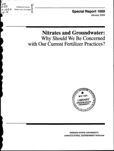 Why Should We Be Concerned with Our Current Fertilizer Practices?