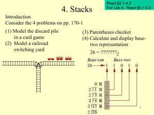 4. Stacks