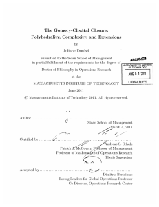 ARcOrJ- The  Gomory-Chvatal  Closure: Juliane  Dunkel