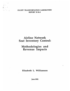 r Airline  Network Seat  Inventory  Control: Methodologies  and