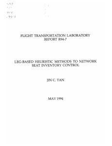 FLIGHT  TRANSPORTATION  LABORATORY REPORT  R94-7