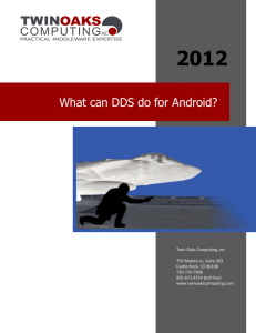 2012  What can DDS do for Android?