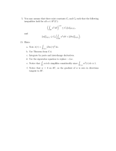 5. You may assume that there exist constants C and C