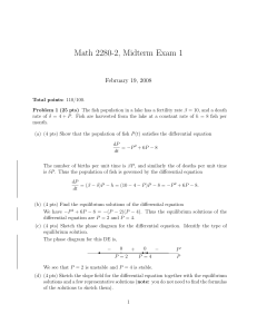 Math 2280-2, Midterm Exam 1 February 19, 2008