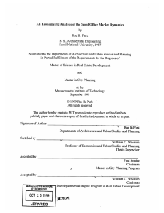 An  Econometric  Analysis  of the Seoul ... Ik S., 1987