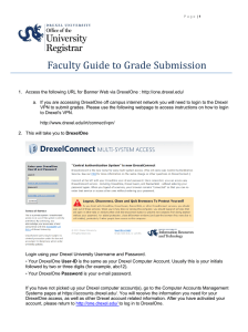Faculty Guide to Grade Submission