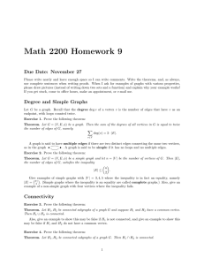Math 2200 Homework 9 Due Date: November 27