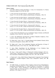 i 1. Lewis Base Adducts of Alane and Gallane., C. Jones, G.A....