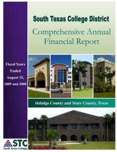 Comprehensive Annual Financial Report  dalgo County and Starr County, Texas