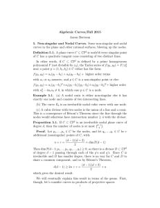 Algebraic Curves/Fall 2015 Aaron Bertram