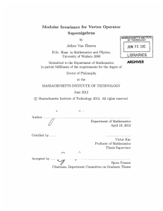 2012 JUN  15 Superalgebras