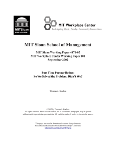 MIT Sloan School of Management MIT Sloan Working Paper 4471-02 September 2002