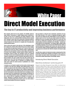 Direct Model Execution White Paper