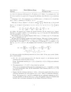 Math 3210 § 3. Third Midterm Exam Name: Treibergs