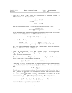 Math 3210 § 1. Third Midterm Exam Name: Exam Solutions